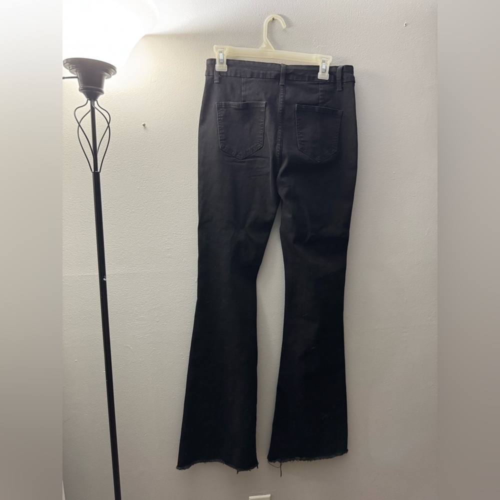 SHEIN Black Flare & Wide Leg Jeans - Picture 2 of 5